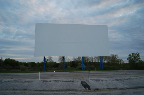 Miracle Twin Drive-In Theatre - Fading Fast June 2012 (newer photo)